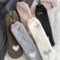 Preview: Großhandel B2B Flauschige Fußsocken süß Herz Tier Muster mit Ohren